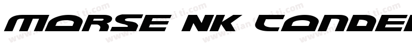 Morse NK Condensed Laser Italic字体转换